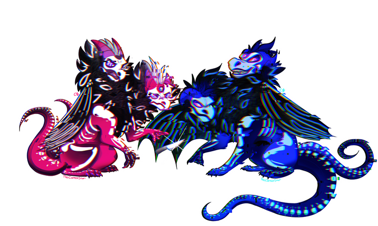 2 Shaded Fullbodies for CrustGlowstick 2